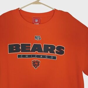 Vintage NFL Chicago Bears Sweatshirt Mens Medium Orange Pullover Crew‎ Neck